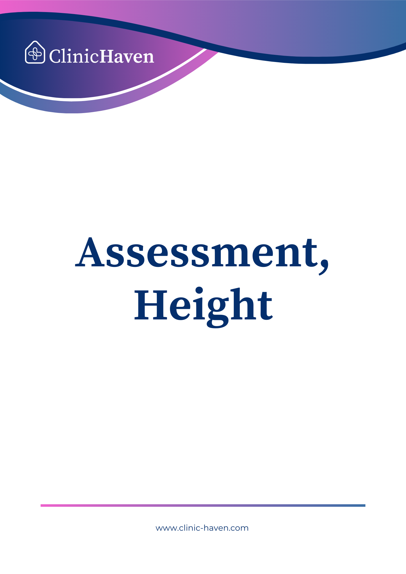Assessment, Height