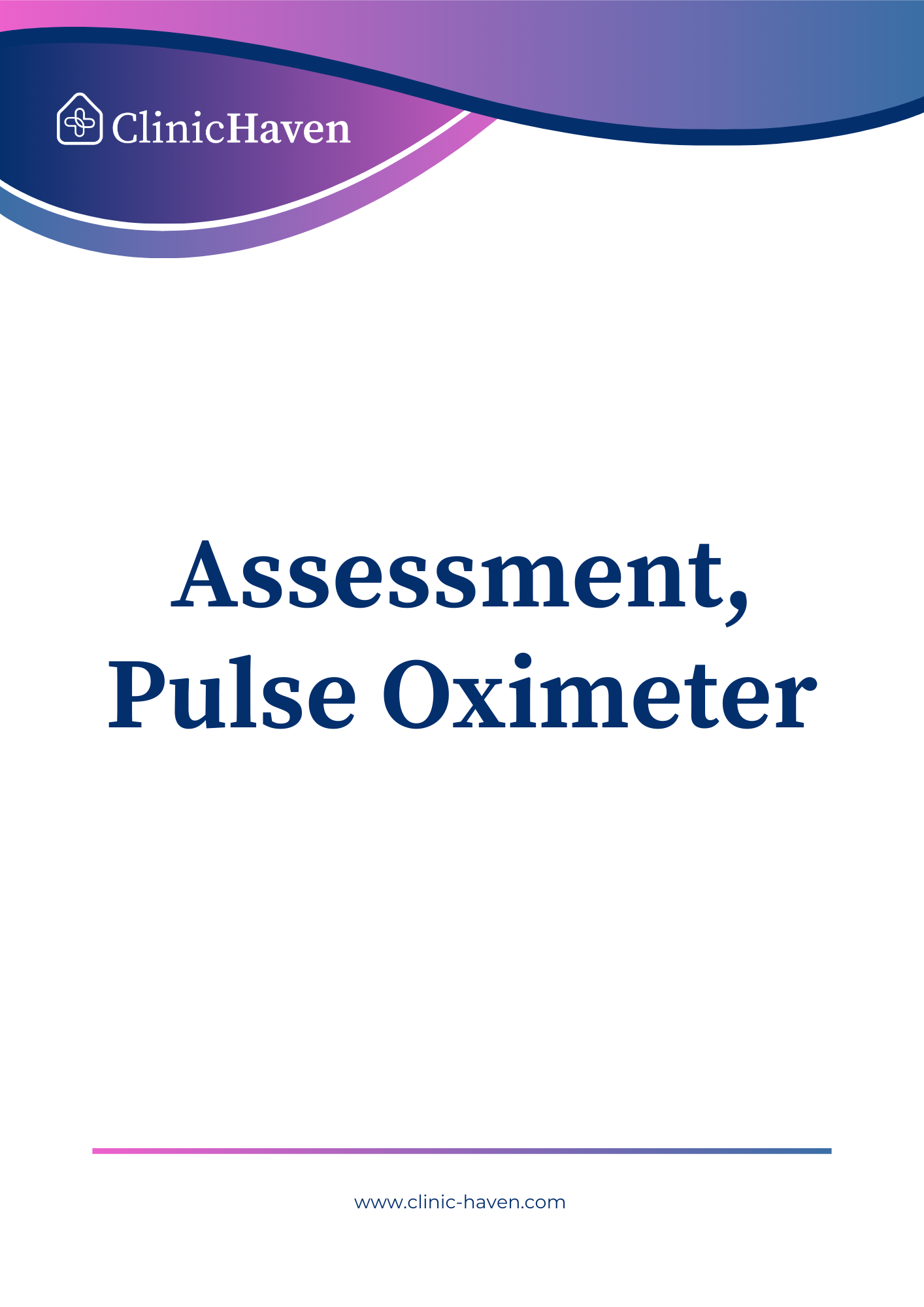 Assessment, Pulse Oximeter