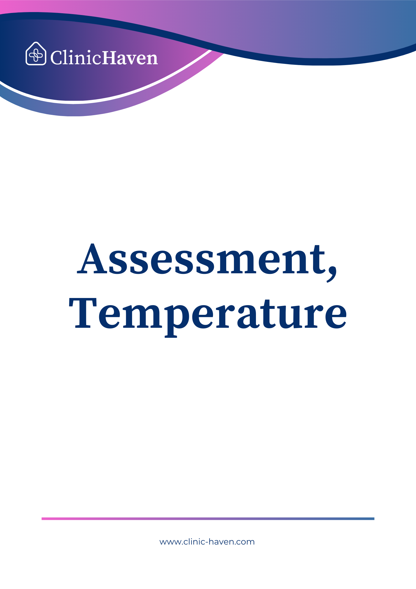Assessment, Temperature