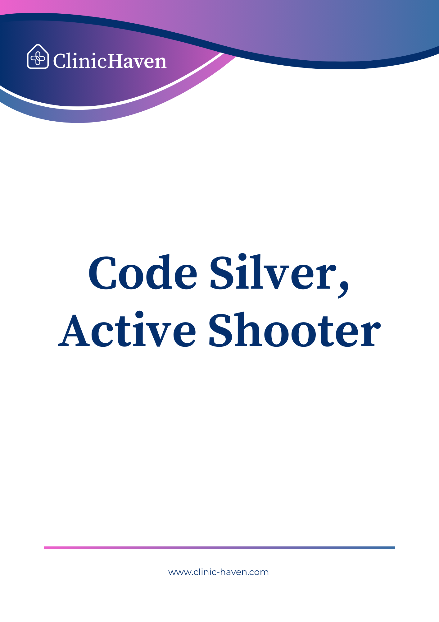 Code Silver, Active Shooter