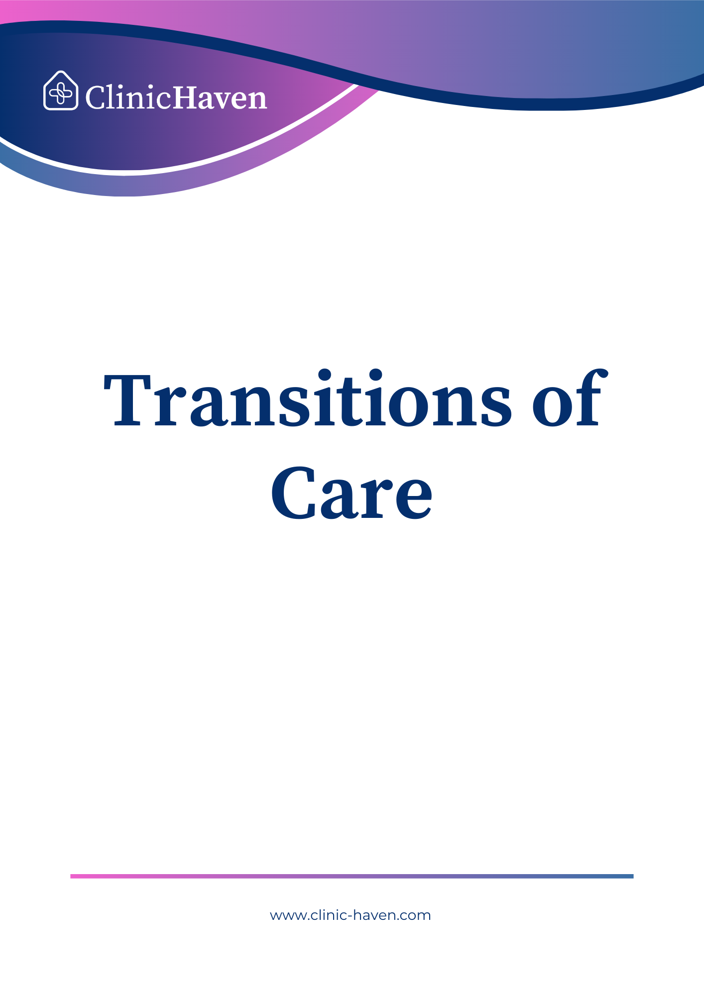 Transitions of Care Policy