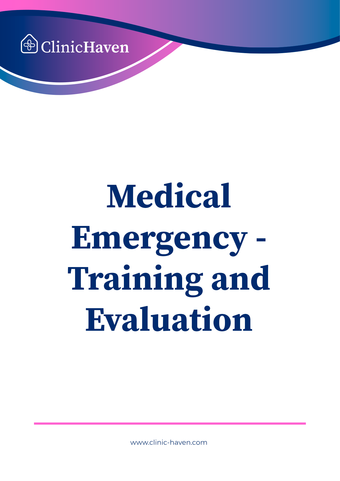 Medical Emergency, Training and Evaluation