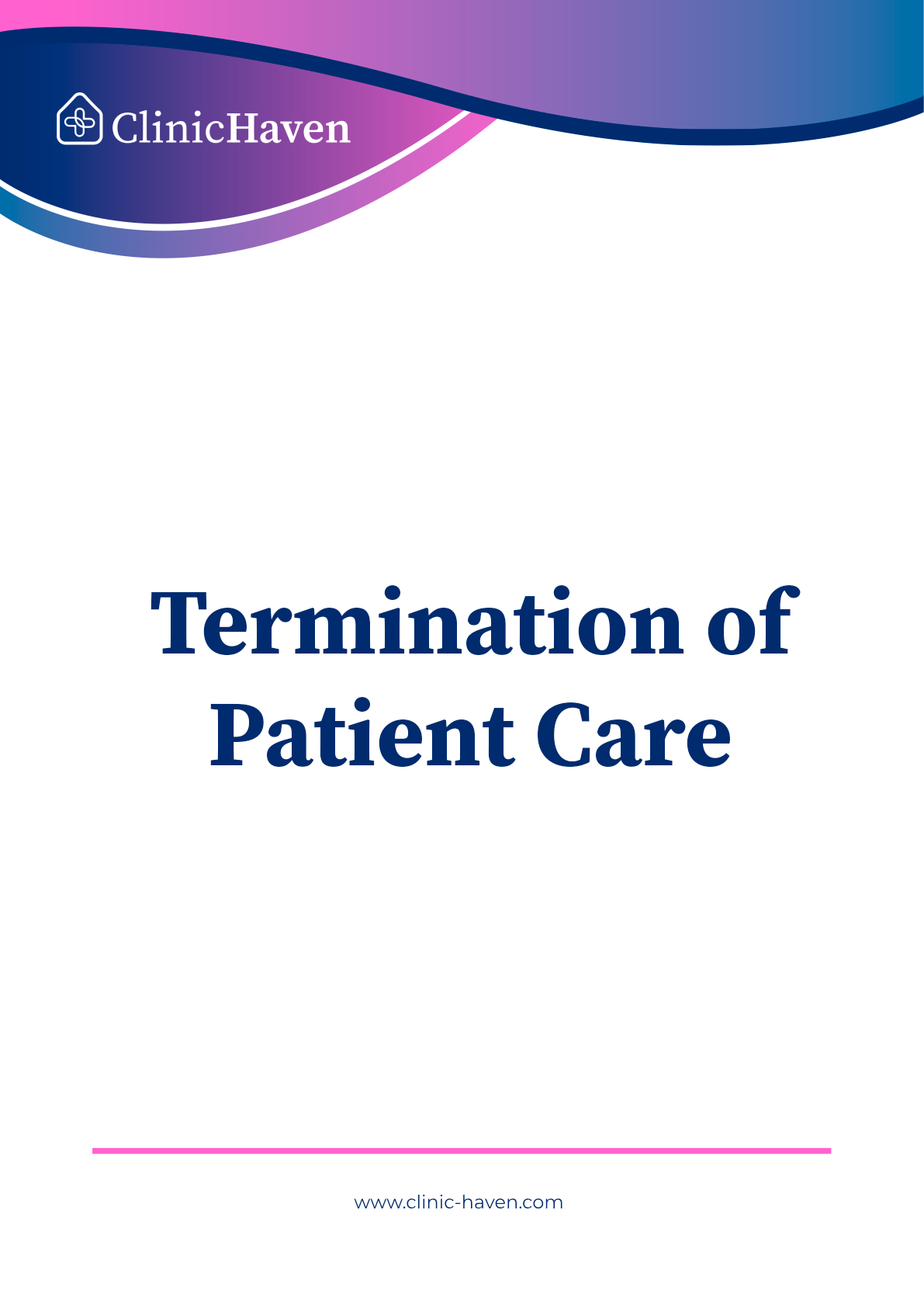 Termination of Patient Care Policy