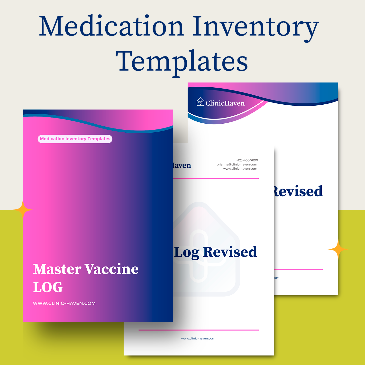 Medication Inventory Templates