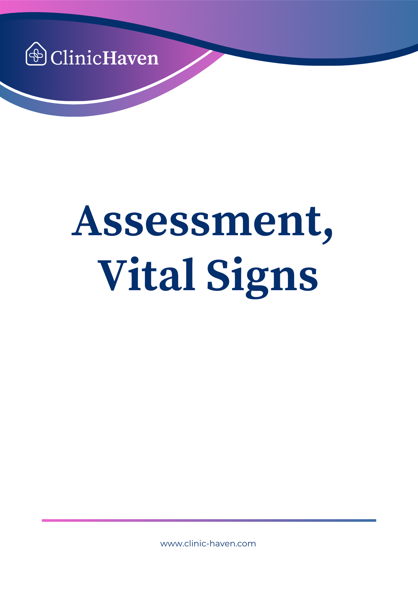 Assessment, Vital Signs