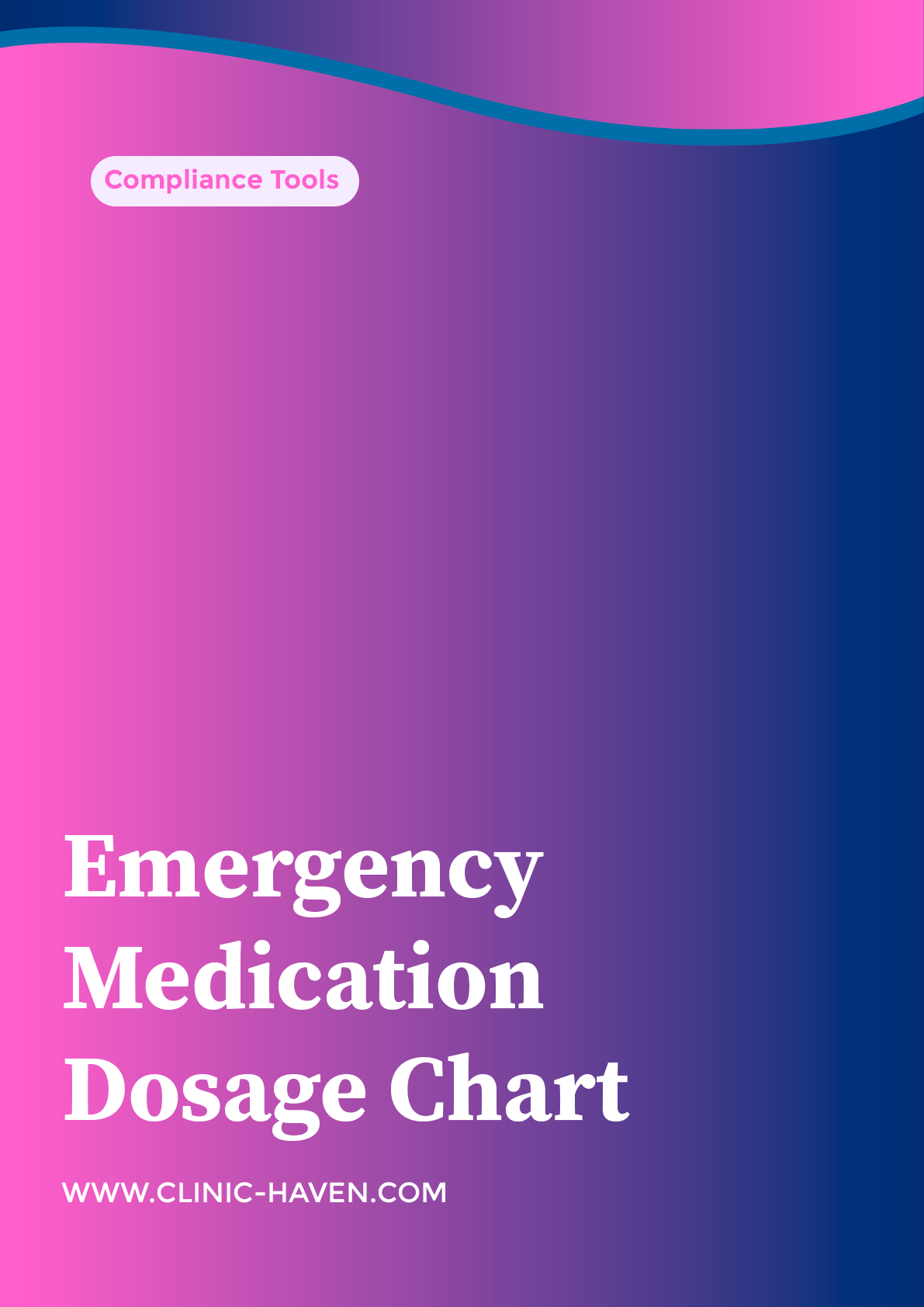 Emergency Medication Dosage Chart