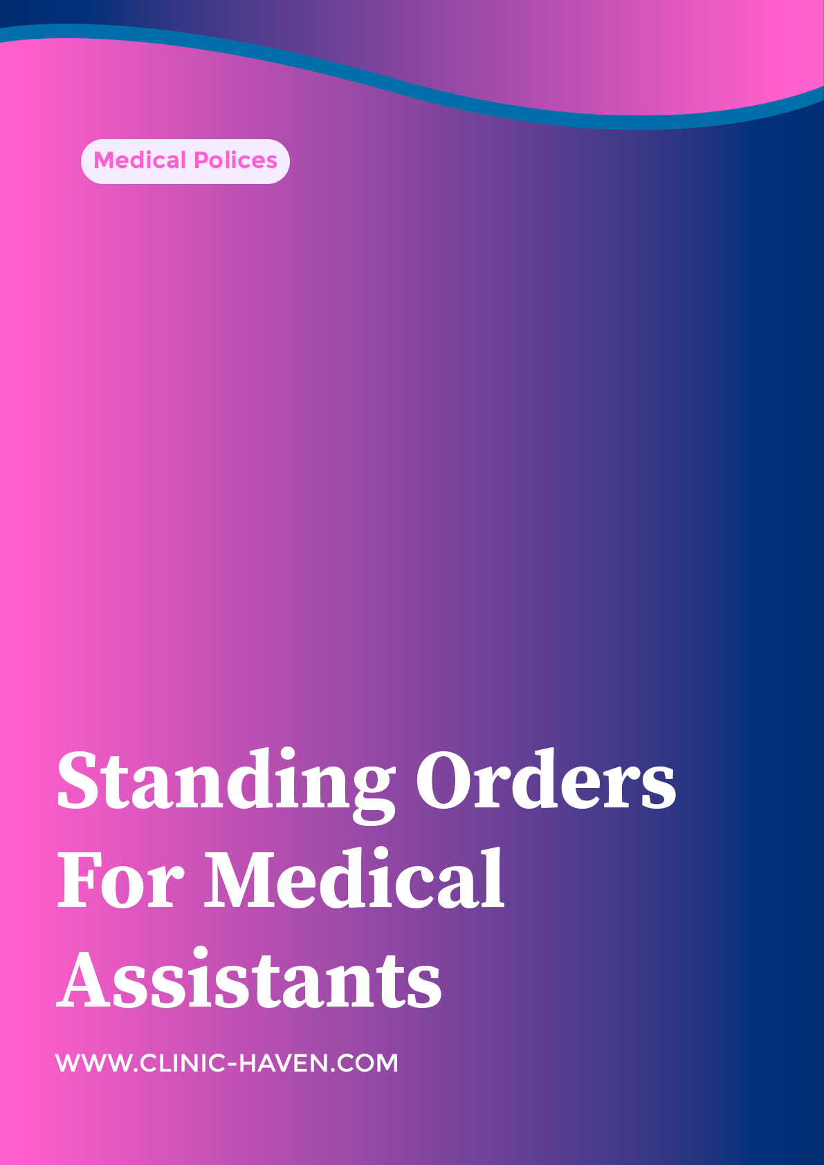 Standing Orders For Medical Assistants