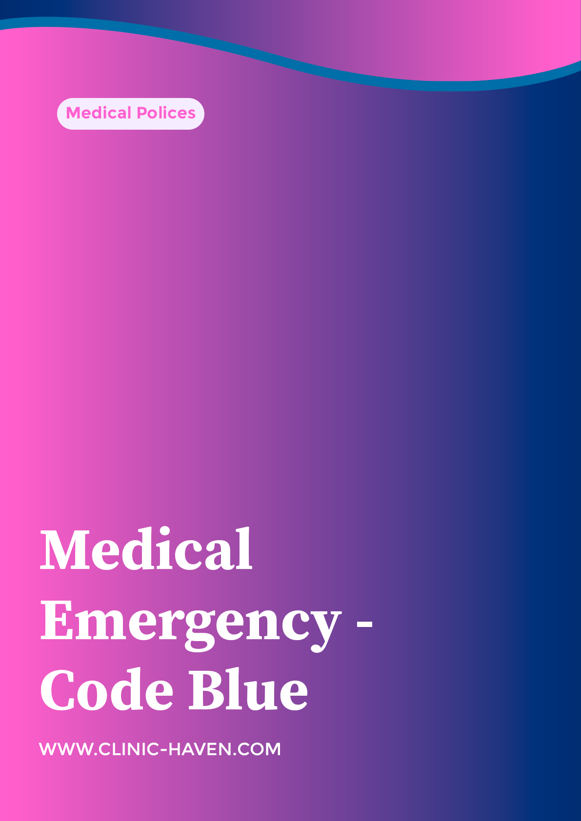 Medical Emergency - Code Blue