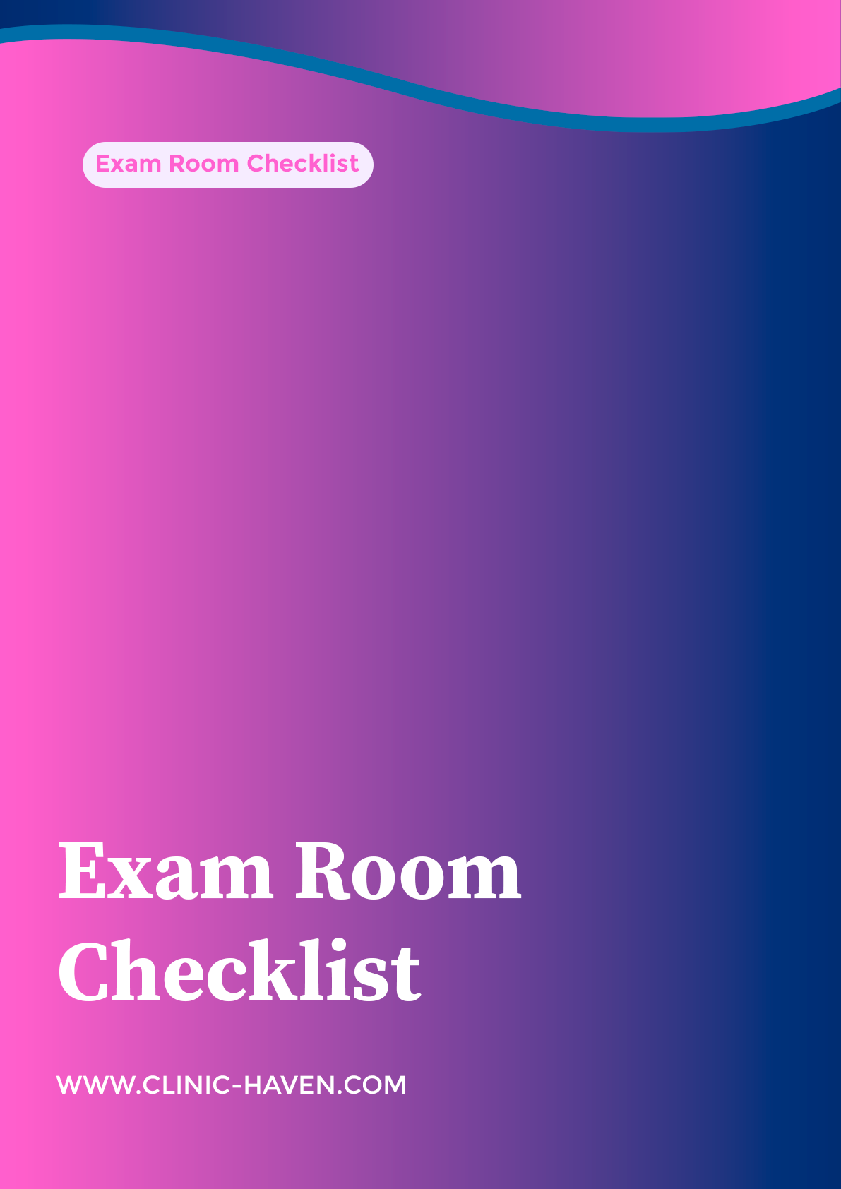 Exam Room Checklist