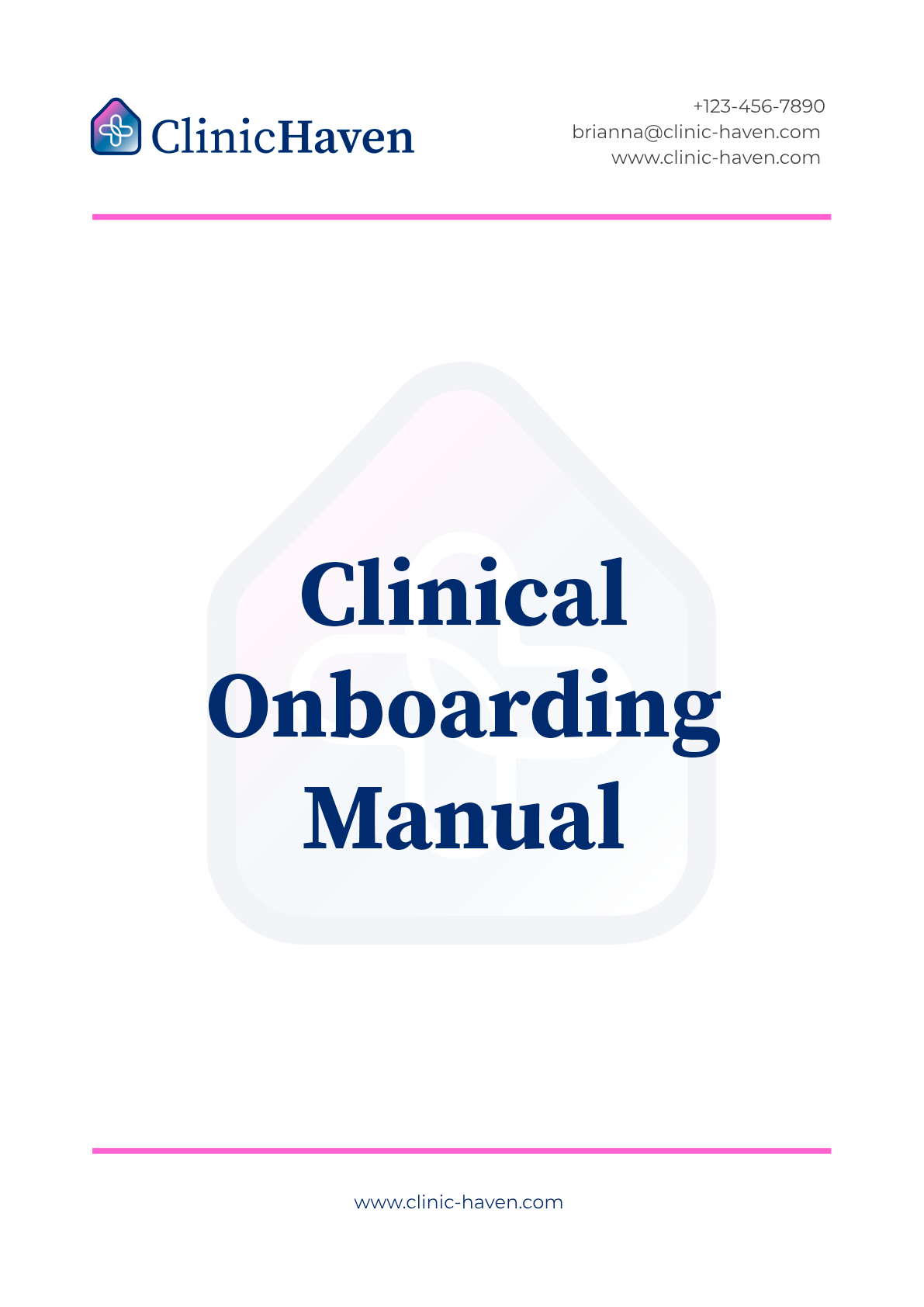 Clinical Onboarding Manual