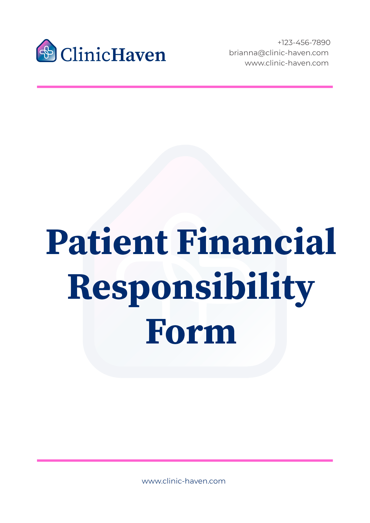 Patient Financial Responsibility Form