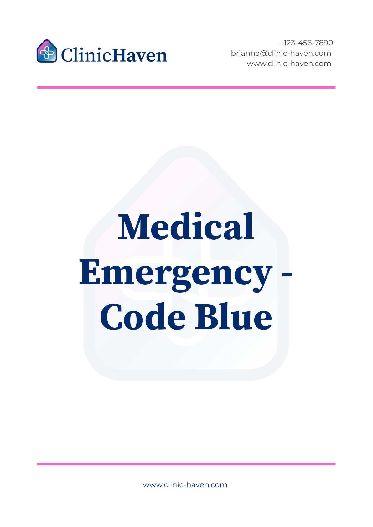 Medical Emergency - Code Blue