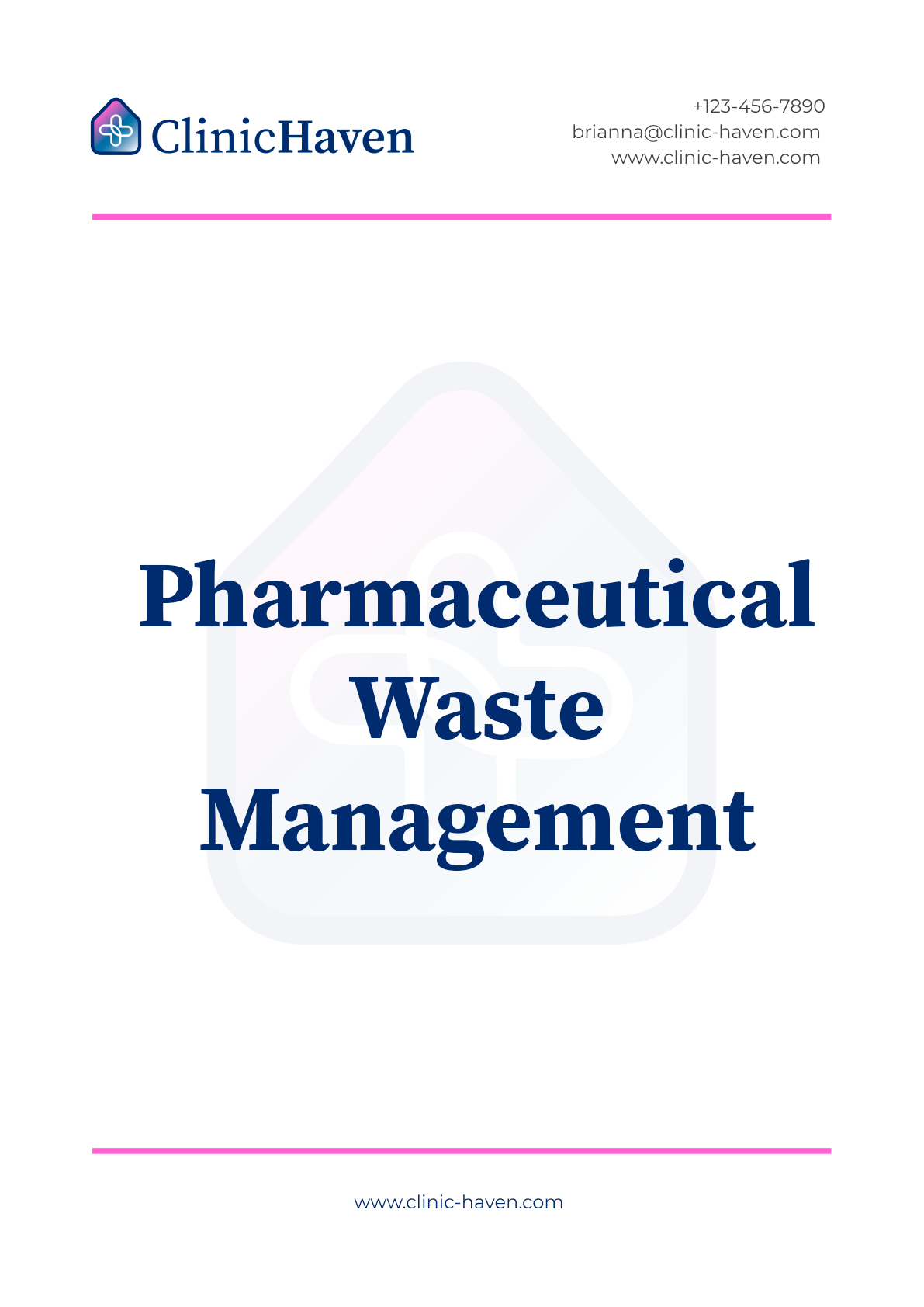 Pharmaceutical Waste Management