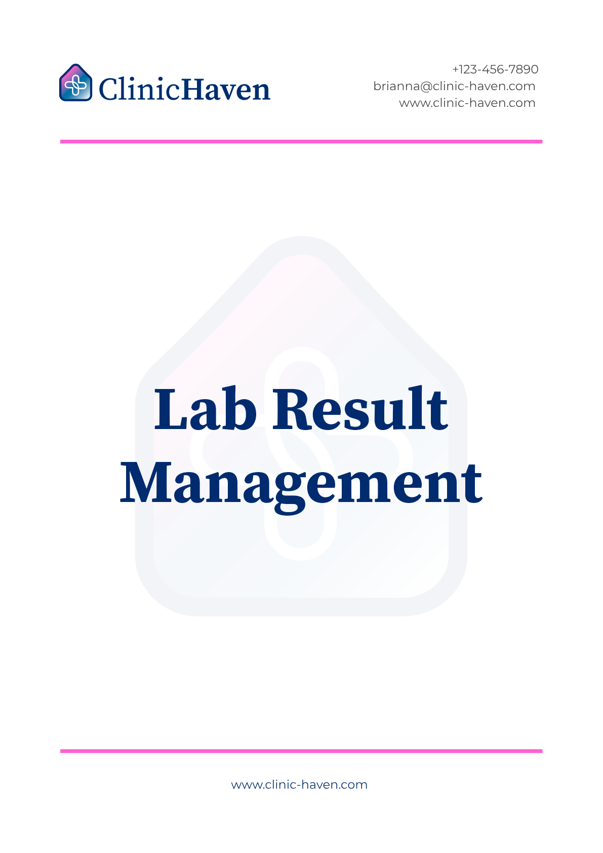 Lab Result Management