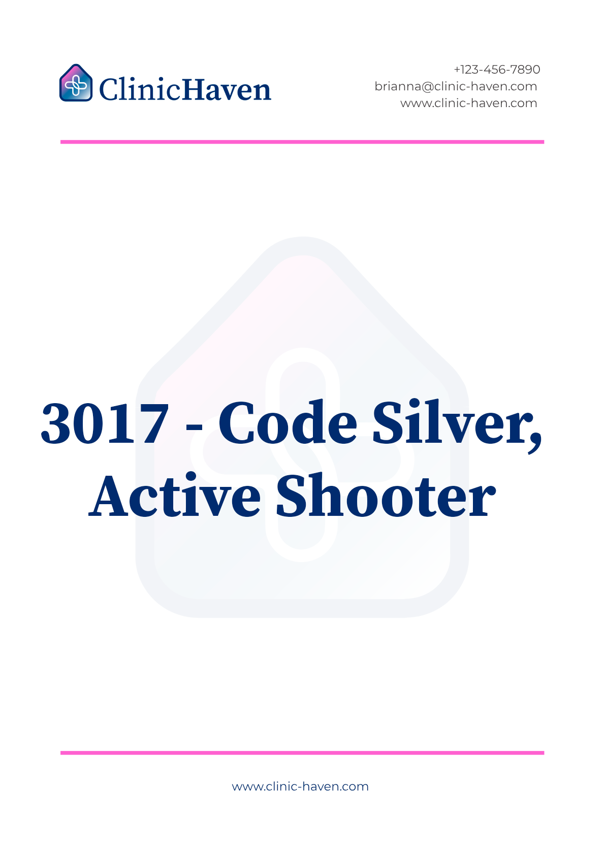 3017 - Code Silver, Active Shooter