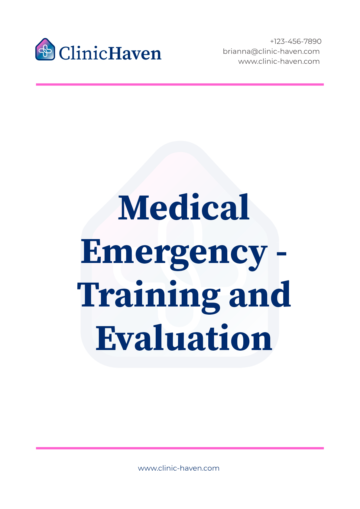 Medical Emergency - Training and Evaluation