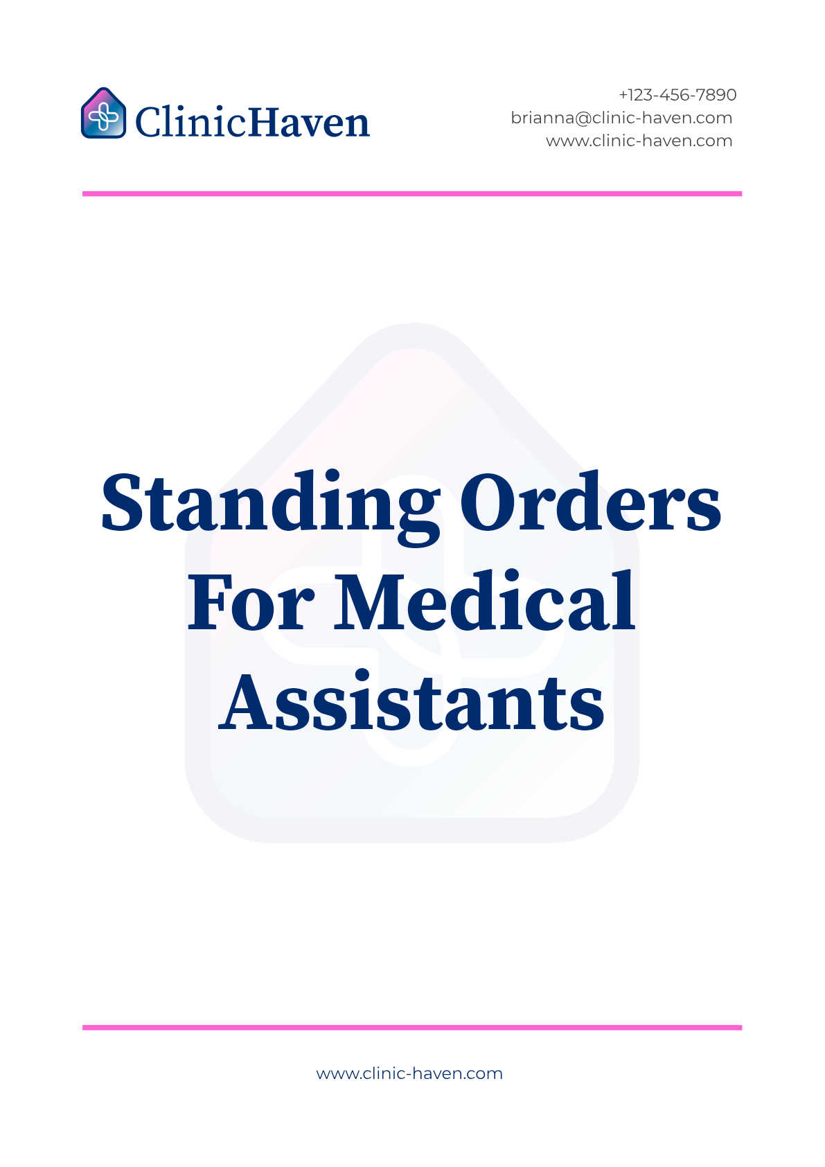 Standing Orders For Medical Assistants