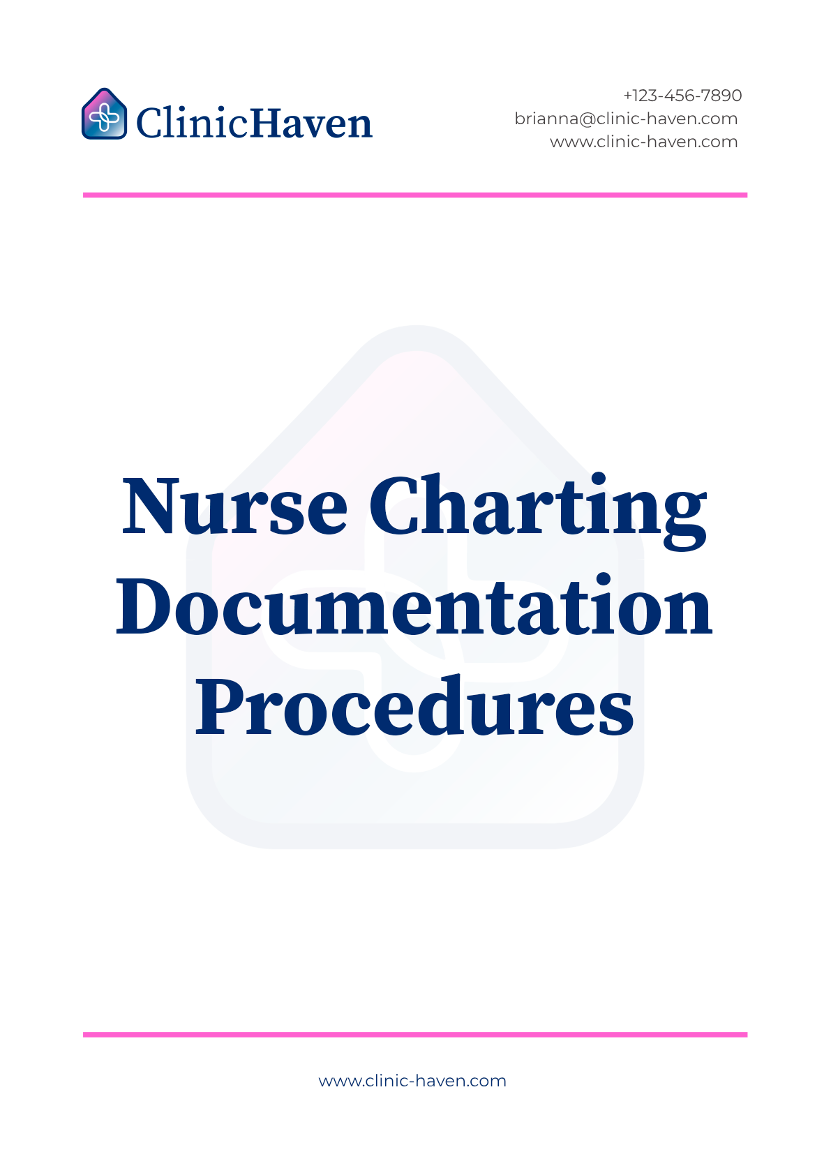 Nurse Charting Documentation Procedures