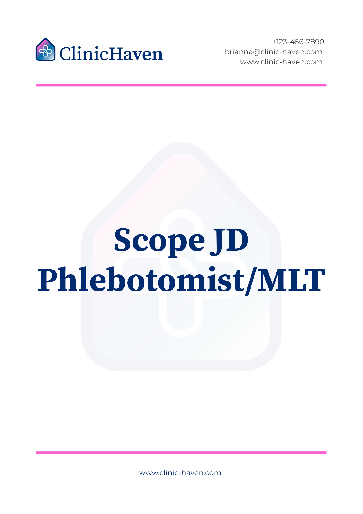 Scope JD Phlebotomist/MLT