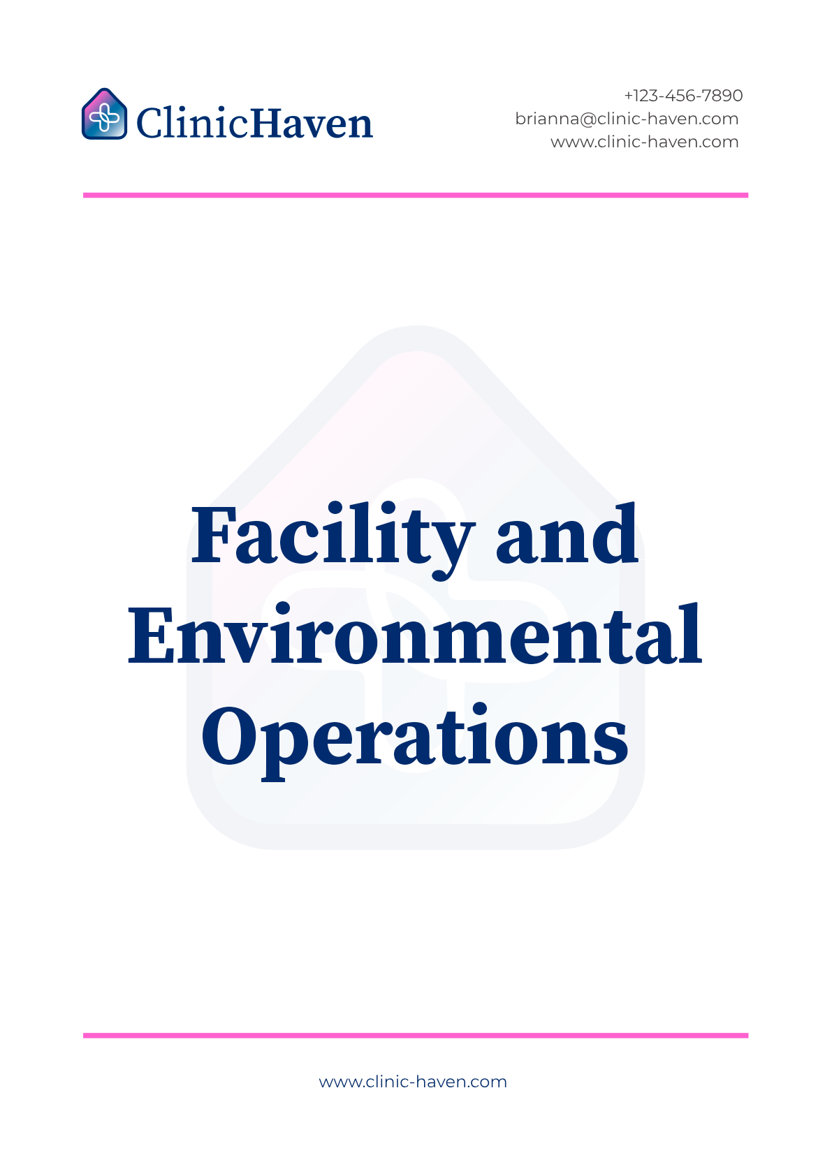 Facility and Environmental Operations