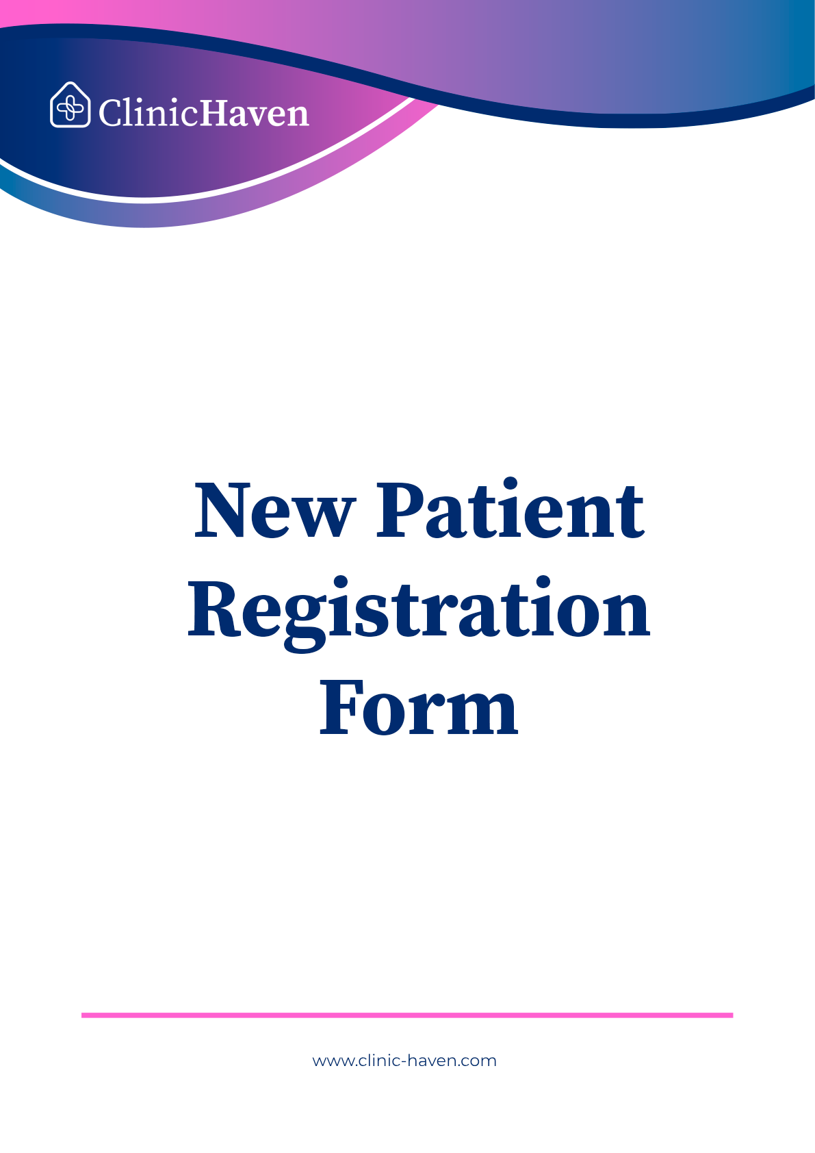 New Patient Registration Form