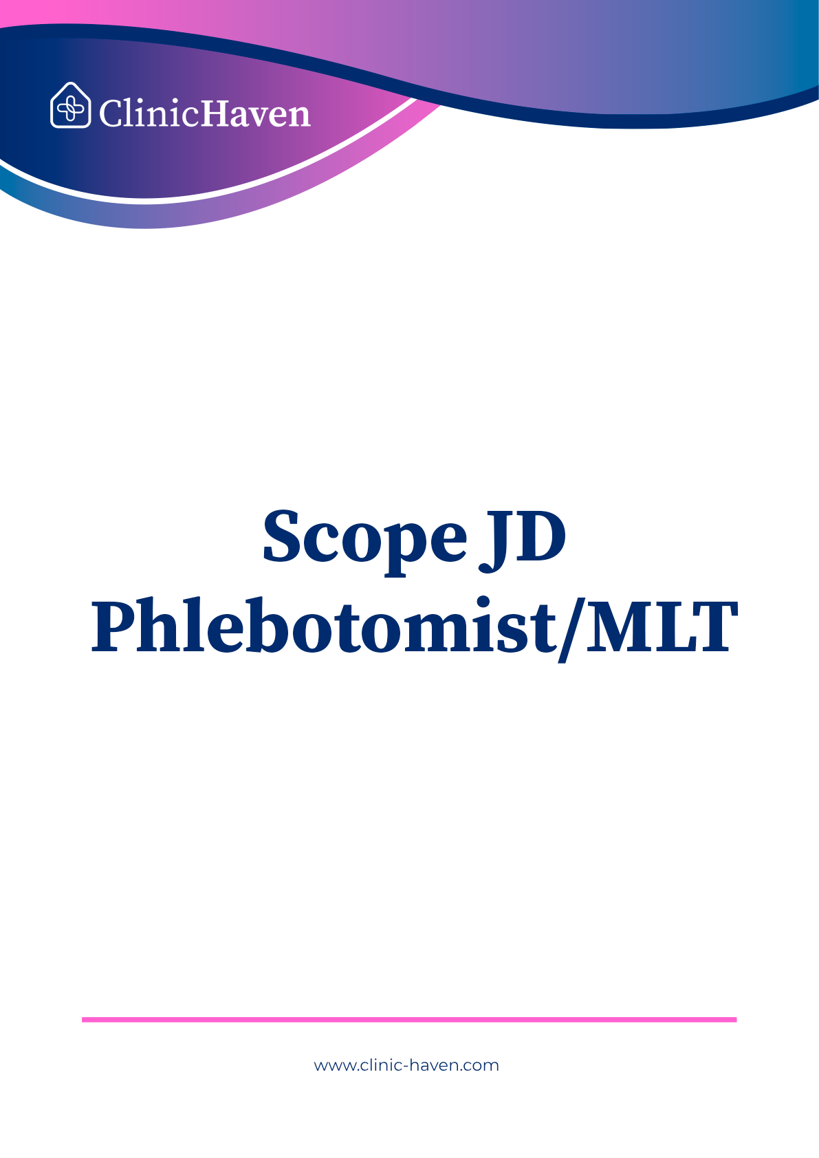 Scope JD Phlebotomist/MLT