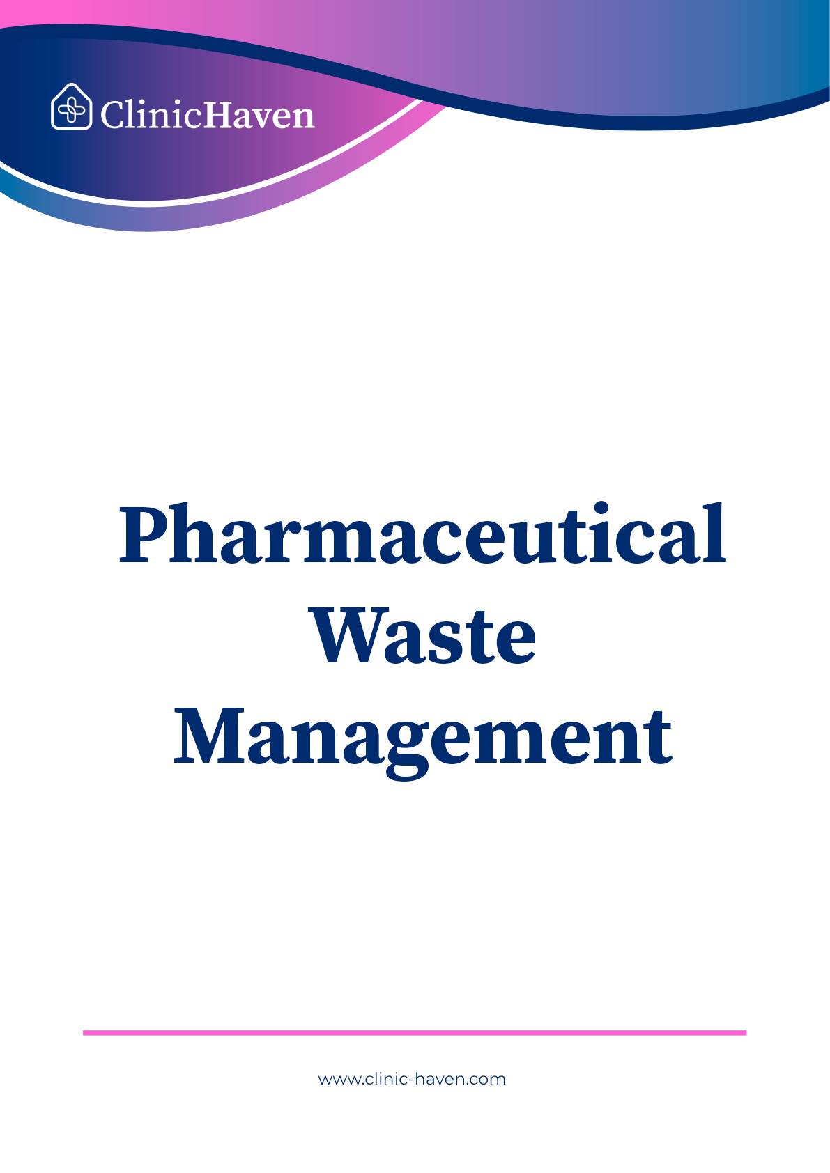 Pharmaceutical Waste Management