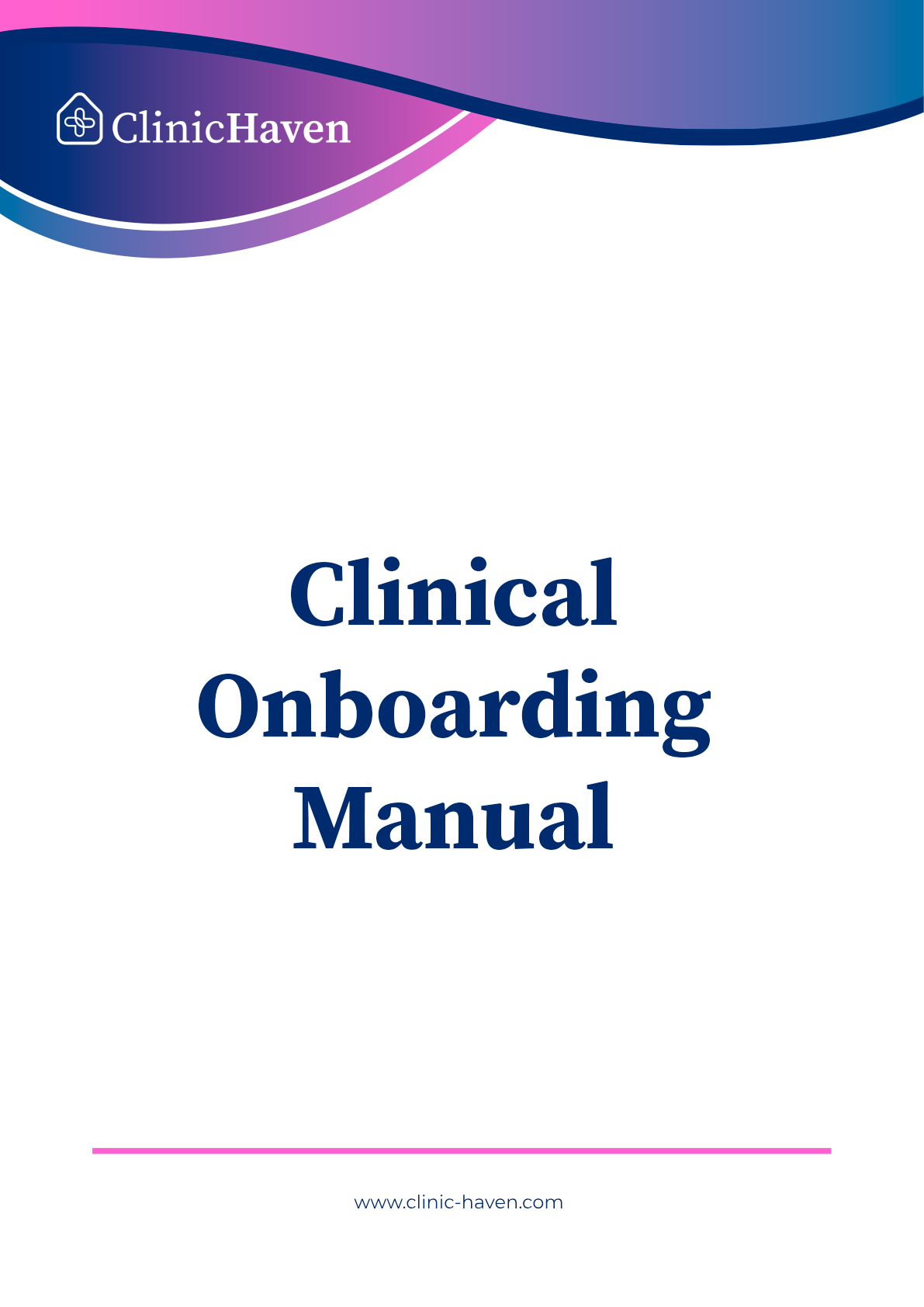 Clinical Onboarding Manual