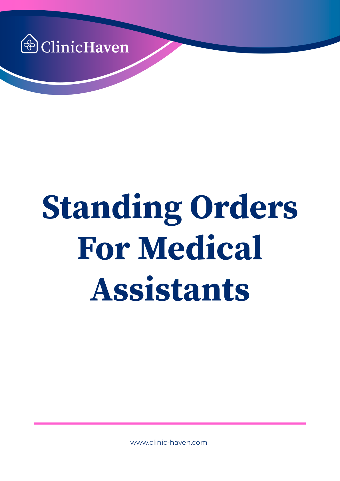 Standing Orders For Medical Assistants