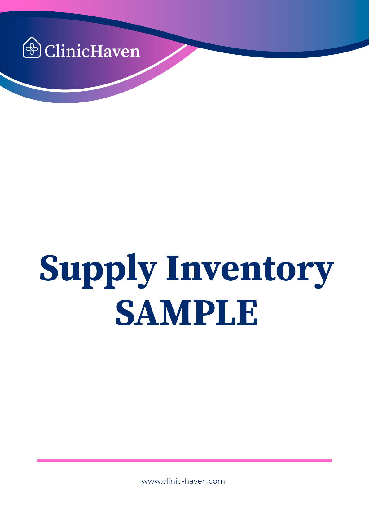 Supply Inventory SAMPLE