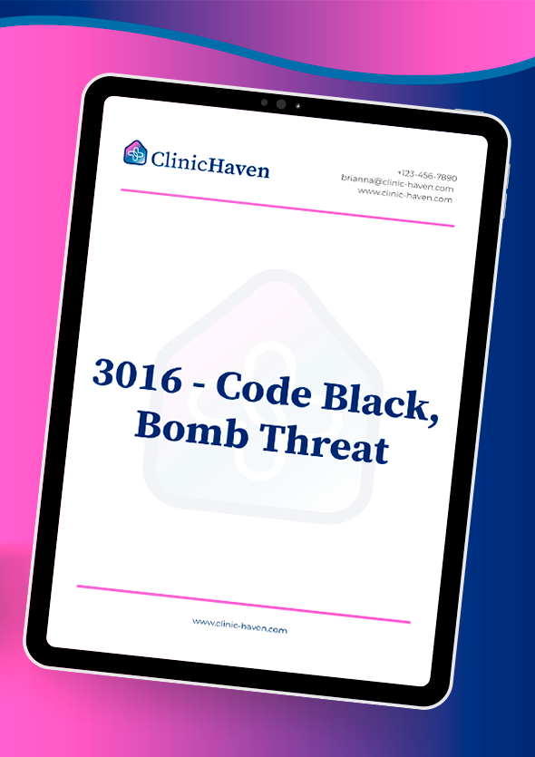 3016 - Code Black, Bomb Threat