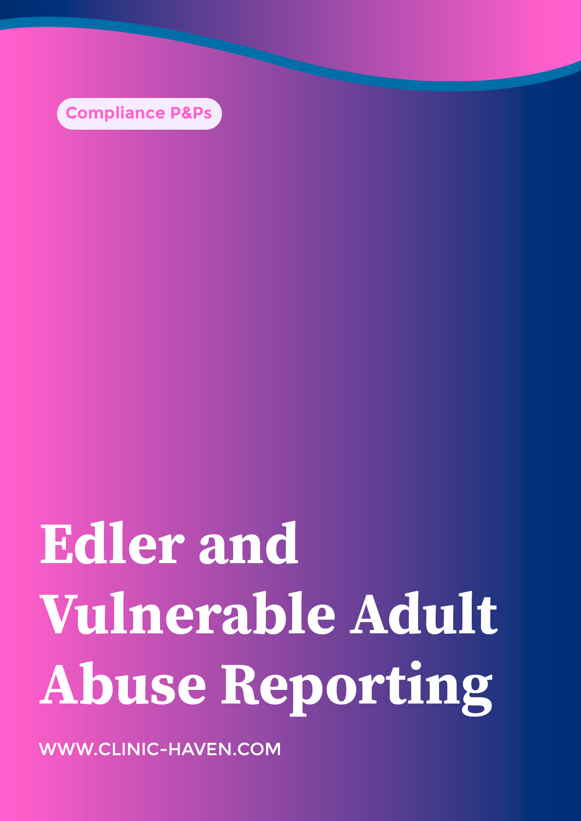 Edler and Vulnerable Adult Abuse Reporting