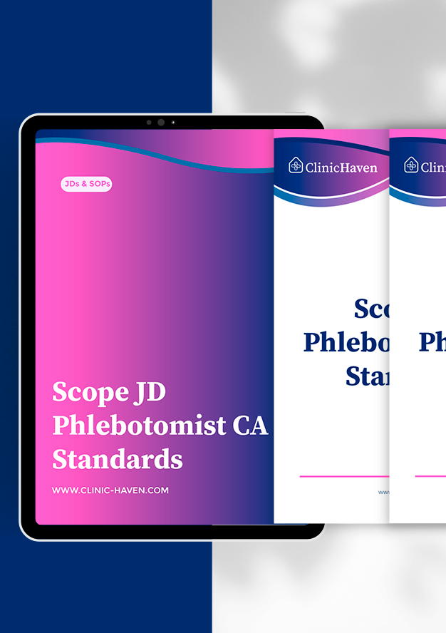 Scope JD Phlebotomist CA Standards