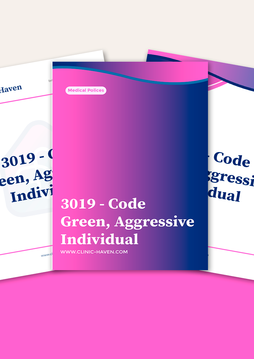 3019 - Code Green, Aggressive Individual