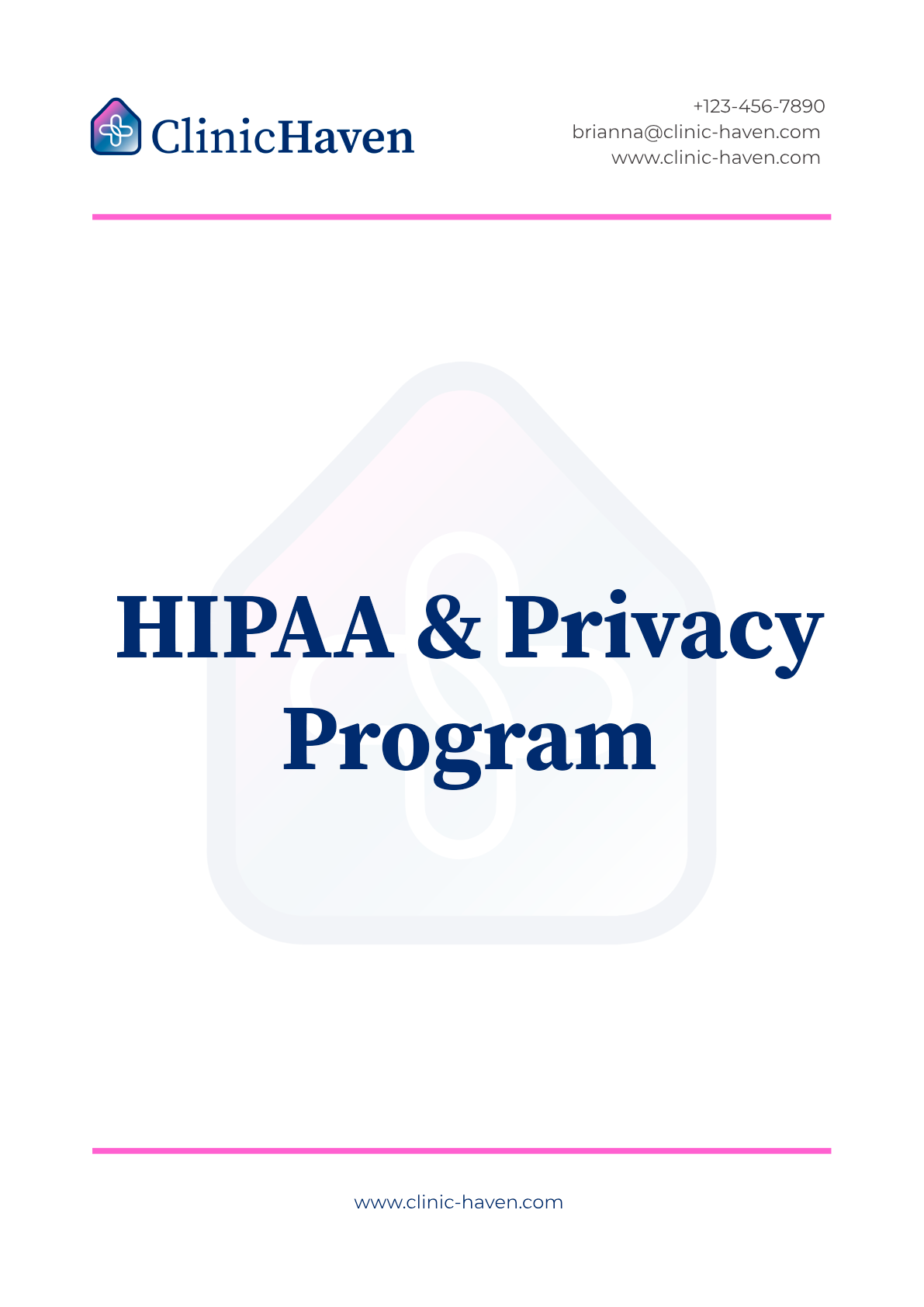 HIPAA & Privacy Program