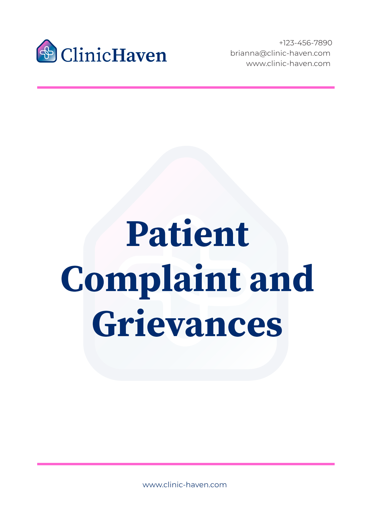 Patient Complaint and Grievances