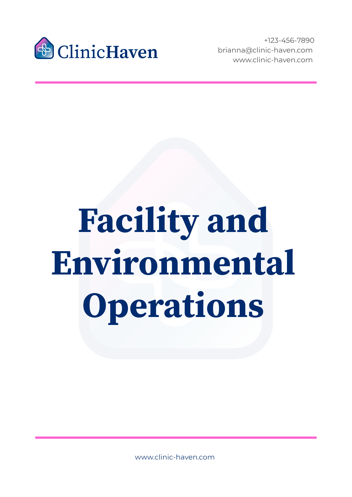 Facility and Environmental Operations