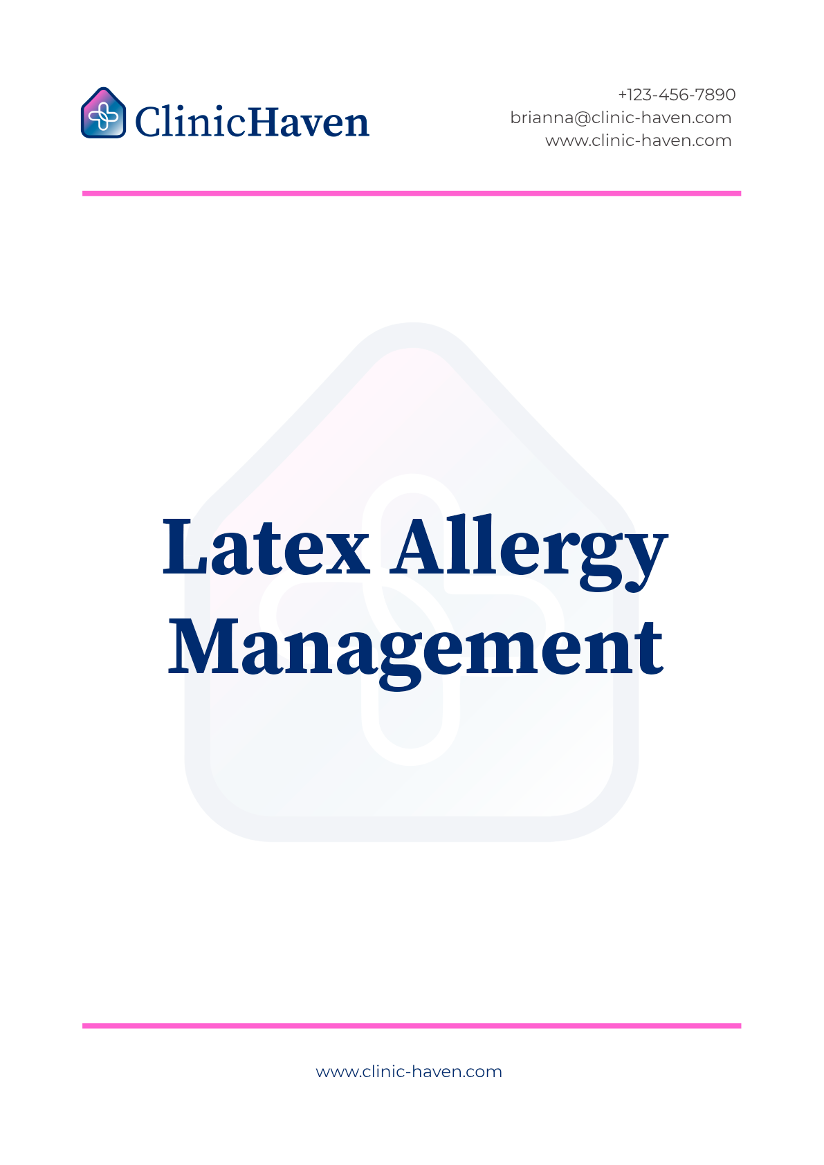 Latex Allergy Management