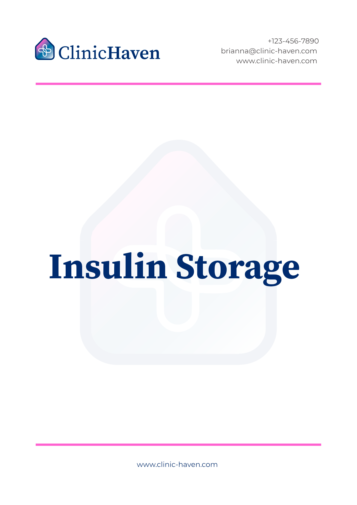 Insulin Storage