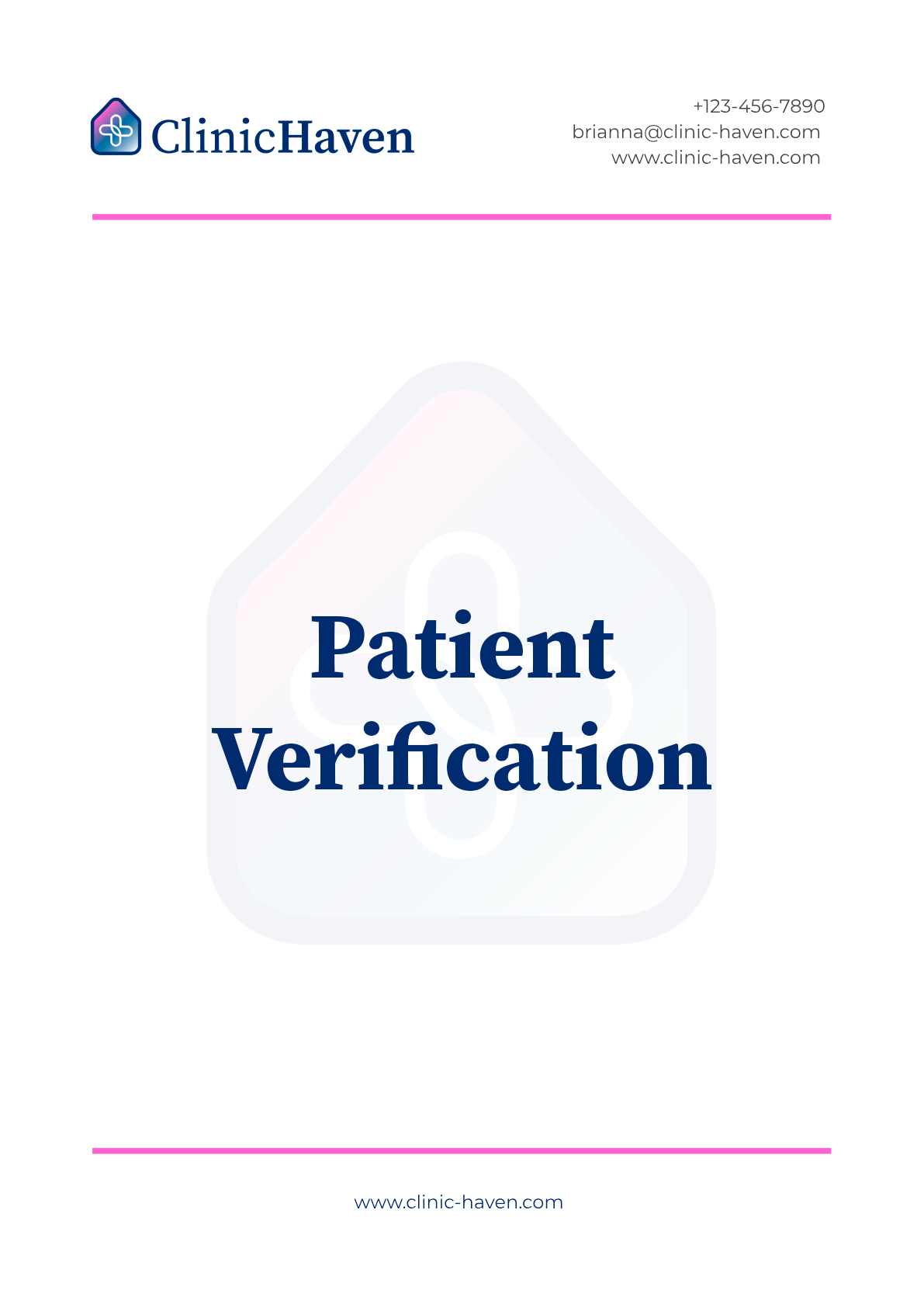 Patient Verification