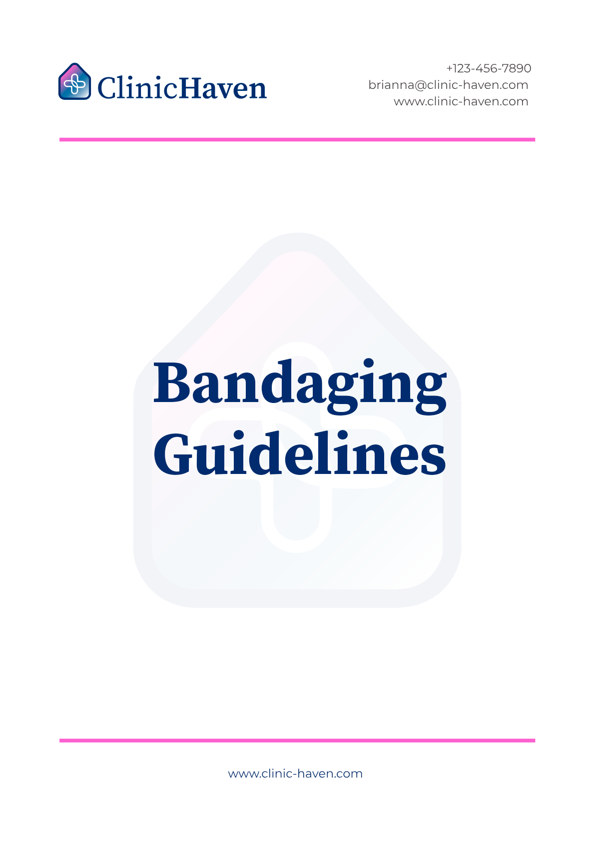 Bandaging Guidelines