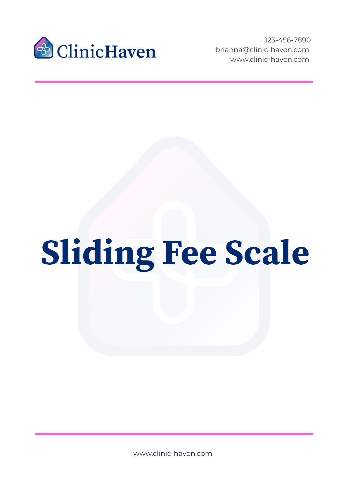 Sliding Fee Scale