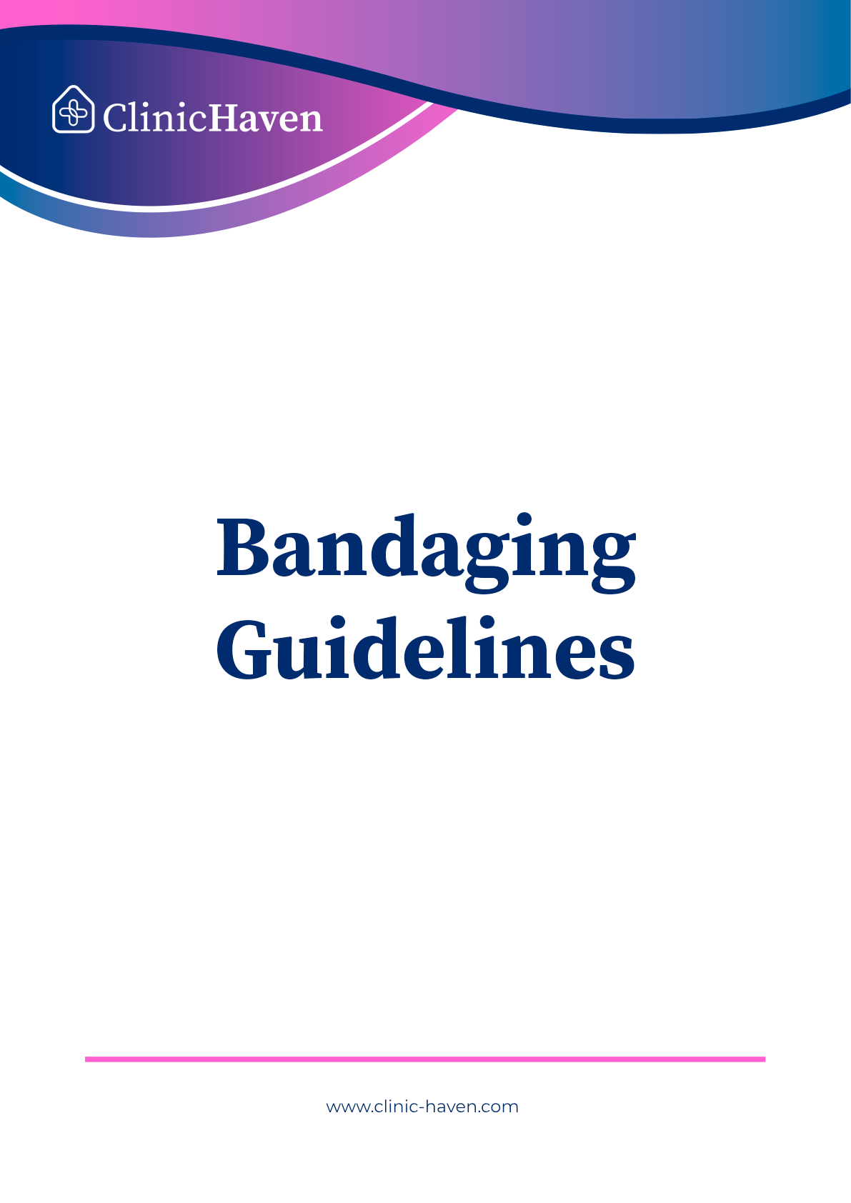 Bandaging Guidelines